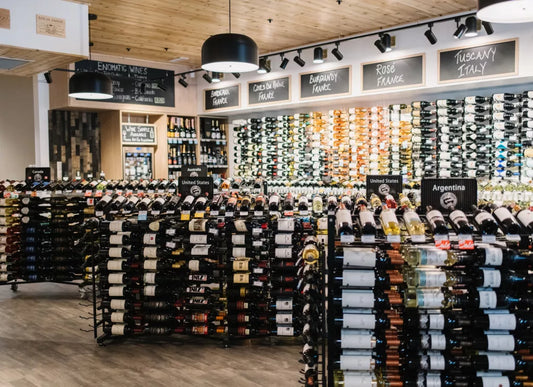 Wooden Commercial Retail Wine Racks - Store Display Guide
