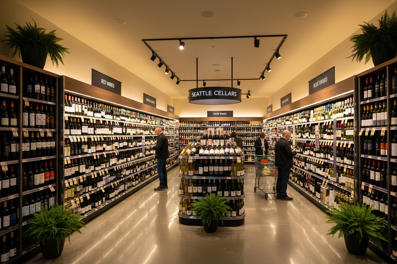 Grocery Wine Aisle