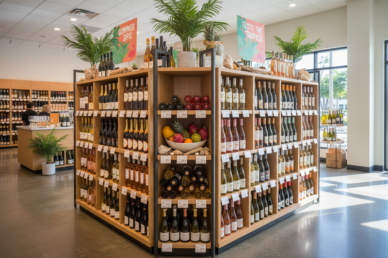 Seasonal Wine Display